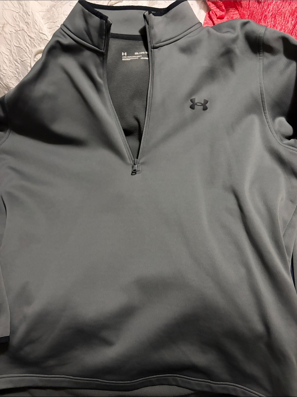 Under Armour Men's Gray Quarter-Zip Pullover